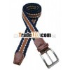 single layer fashion fabric belt