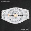2013 fancy white beaded stretch belt trimming for bridal wedding dress (QSNB-005-5)