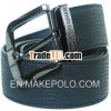 removable buckle man leather belt