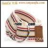 Fashion D Ring Lady Colored Webbing Belt