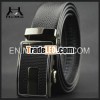 business buckle belt with automatic buckle real leather