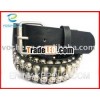metal human skeleton belt