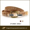 2014 perforated fashion women leather belt