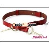 New Arrival! Red Genuine Leather Belts Wholesale With Size 2.35*70cm BB0045-4