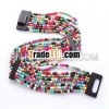 Women's Dress Belt with Colourful Beads