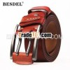 men braided leather belts