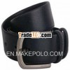 buckle men leather belt, genuine cowhide