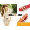 2014 Fashion Lady's PU Belt Slender Comfortable Lady Waist Belt girl waistband