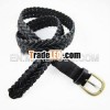 Fashion braided PU leather belt