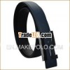 New arrival fashion dark blue split leather belts plate buckle belts for men DY12123024
