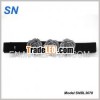 black elastic belt with flower for ladies