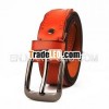 2013newly design fashion black genuine leather belt for men