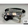 manufactuer customized wholesale ladies pu leather sportswear belt