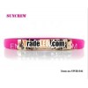 2013 New arrival fashion belt PU connected alloy belt twist chain lady belt