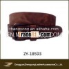 Unisex vintage style custom logo design leather belts