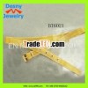fashionable women clothing accessories long golden mesh belt