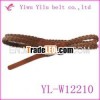 fabric belt, braided belts, braided leather rope belt