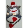funky knitted animal hat