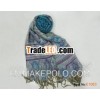 Scarf with sleeves