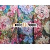 100% polyester silk scarf floral pattern