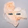 2013 Ladies Solid light color fashion silk printed scarf
