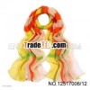 yellow series gradient Barbara grid 180 stock voile scarf
