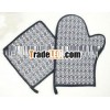 cotton household glove and pot holder