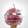 Novel cheap price ladies party fashion pink fascinator