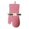100%cotton oven glove red oven mitt