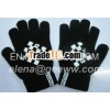2013 Mens fashion cheap knitted jacquard winter woolen gloves