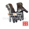 HM520 Men's leather glove with faux fur lining
