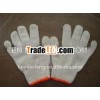 natural white cotton glove safety gloves