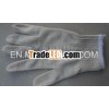 600g 100% cotton knitted white working safety glove