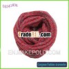 Winter knitting snood scarf