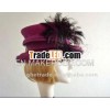 Feather mini top ladies hair wedding fascinator