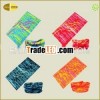 Multi colors tubular scarf