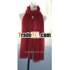 Red Color Cashmere Scarf