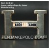 2013 custom New Fashion Classic Flat Steel Belt Buckle