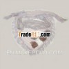 fashion embroidered triangle acrylic scarf