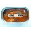 canned sardine fillet in hot tomato sauce, skinless and boneless