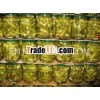 PICKLED CORNICHONS IN GLASS JAR