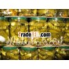 Pickled baby cucumber 4-6cm in glass jar 720ml