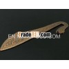 Tibetan Antique Copper Floral Engraving Bookmarks