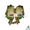 Happy Frog Garden Wall Plaque