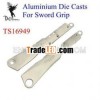 Aluminium Machined Die Cast Sword Grip, TS16949 Certified