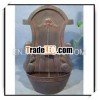 29 inches antique cast iron metal wall fountain