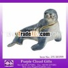 metal sea lion shape trinket box