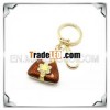 snap hook bag shape metal key holder for promotion gifts