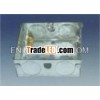 Metex outlet box metal strong box