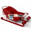 christmas metal red sleigh